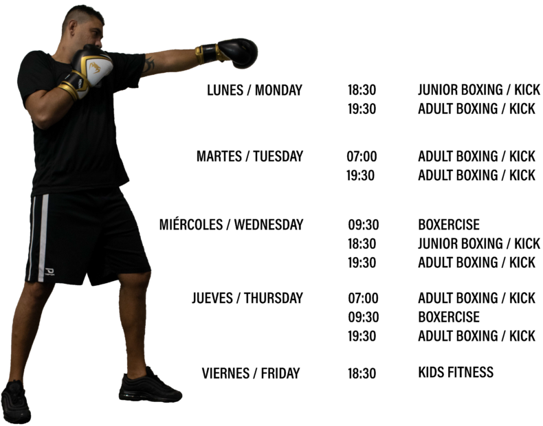 QFG Boxing Timetable - PDF QFG Boxing Timetable - PDF